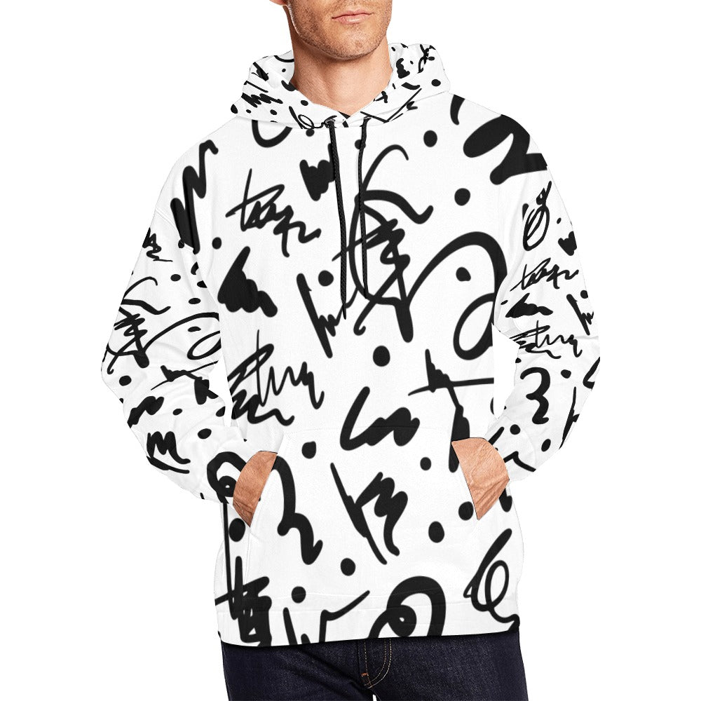 Men's All Over Print Hoodie (USA Size) (Model H13)