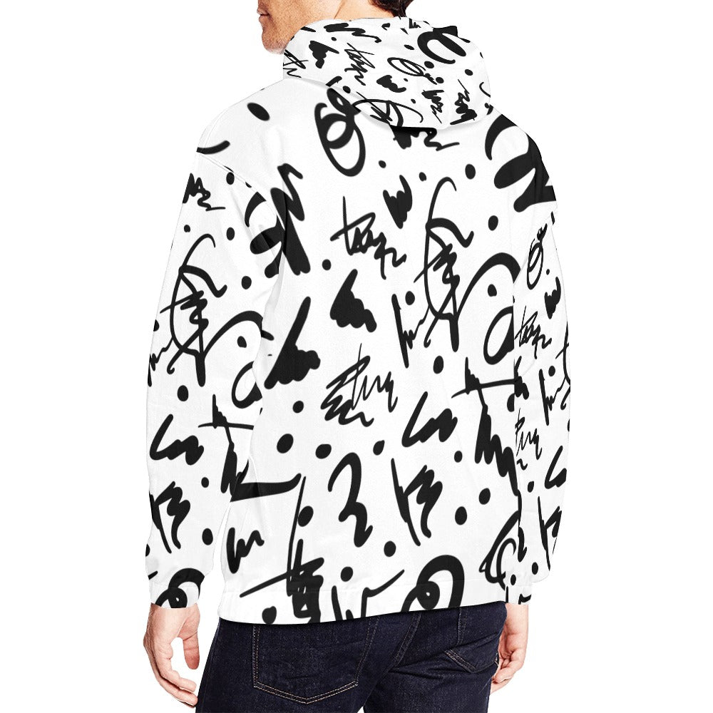 Men's All Over Print Hoodie (USA Size) (Model H13)