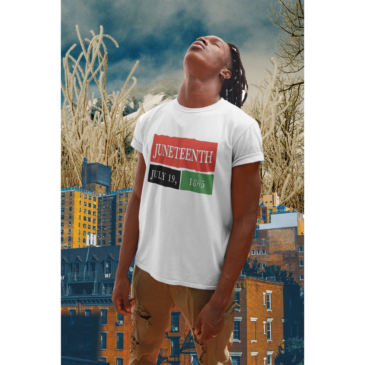 Junteenth Block Style Unisex Shirt