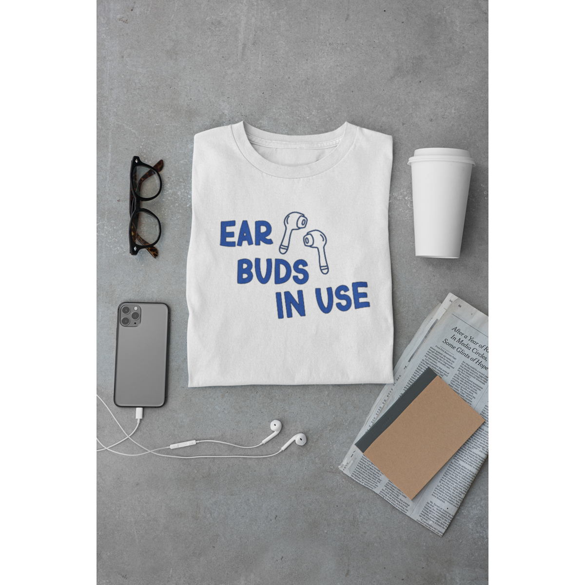 Ear Buds In Use Unisex T Shirt