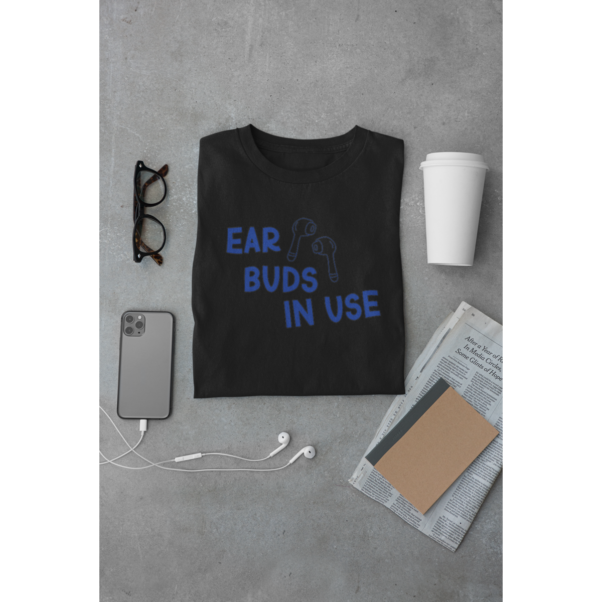 Ear Buds In Use Unisex T Shirt