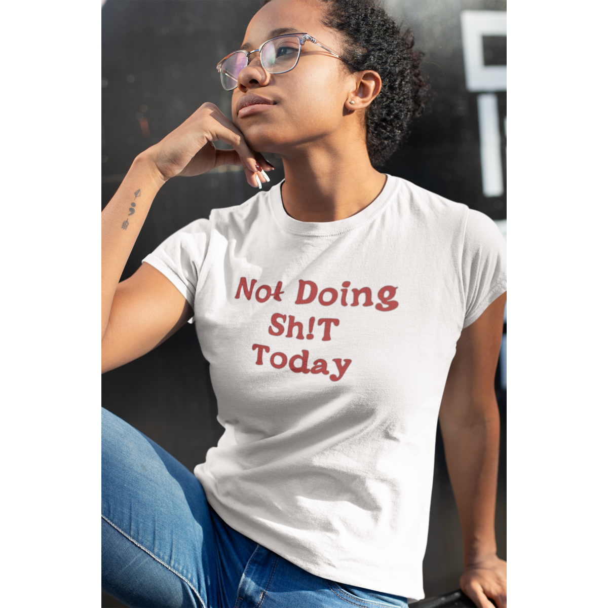 Not Doing Sh!t Today Unisex T Shirt