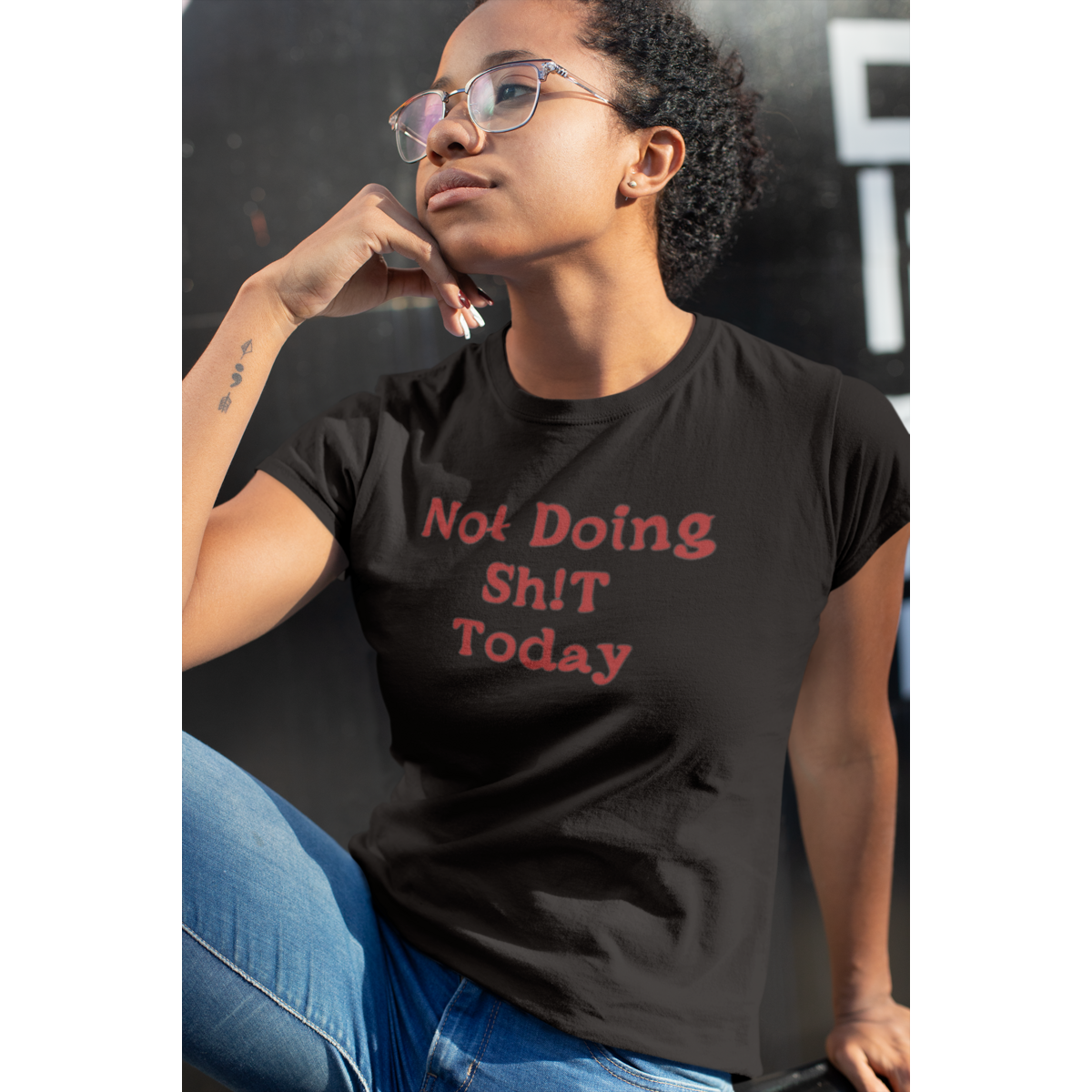 Not Doing Sh!t Today Unisex T Shirt