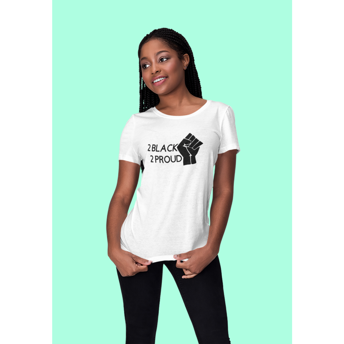 2Black 2Proud Unisex Short Sleeve Shirt