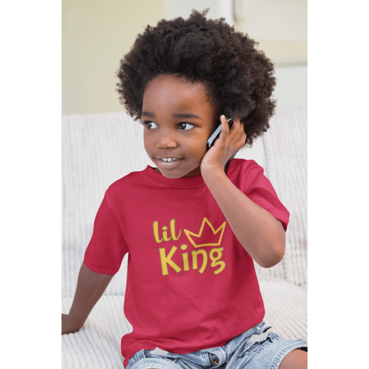 Lil King Boys/Toddler Short Sleeve T Shirt