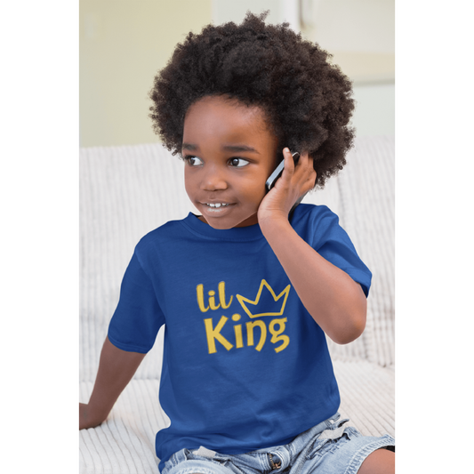 Lil King Boys/Toddler Short Sleeve T Shirt