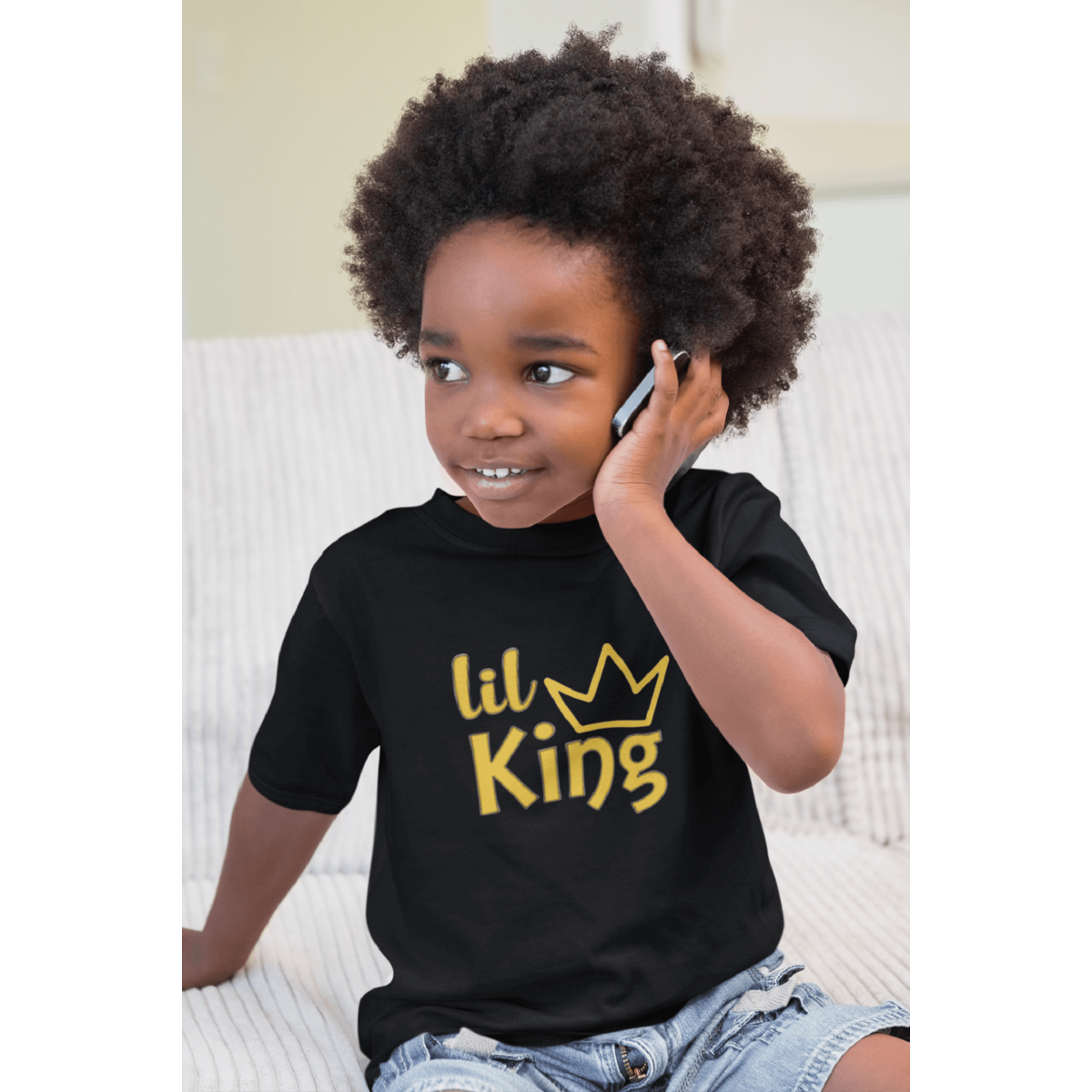 Lil King Boys/Toddler Short Sleeve T Shirt