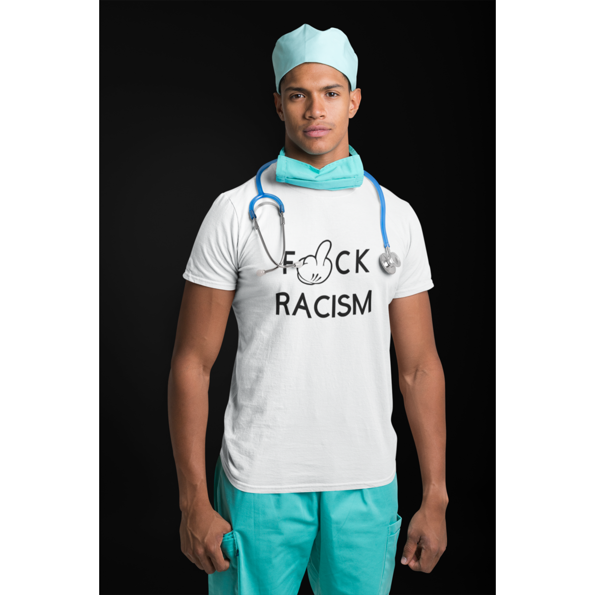 F#ck Racism Unisex T Shirt for Men or Women