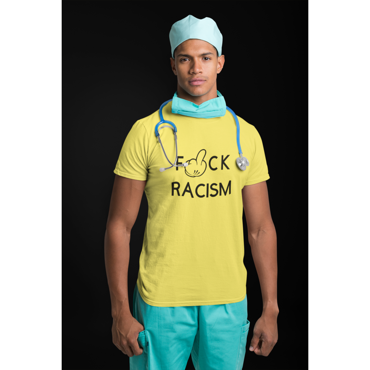 F#ck Racism Unisex T Shirt for Men or Women