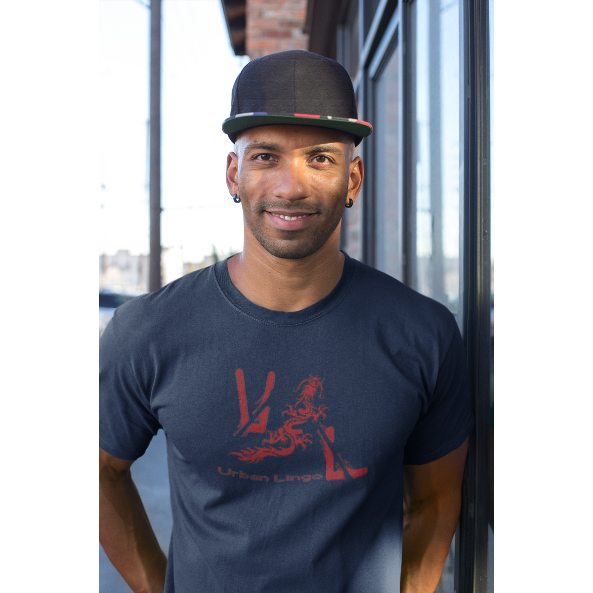 Urban Lingo Dragon Logo Unisex T Shirt